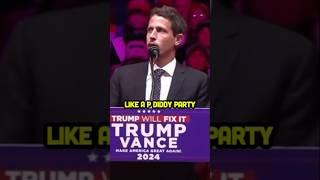 Tony Hinchcliffe Roasts Democrats at Madison Square Garden MAGA Rally 