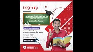 Boonary's Advance English Course for Deaf in ISL | online Zoom class | Postponed | Starts 20 June.