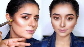 Model Like Face with Contouring - How to Look Slim Instantly