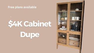 How to Build a DIY Hutch Cabinet -  step by step (How I saved over $3,500)