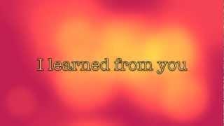 Whitney Houston - I Learned From The Best w/lyrics