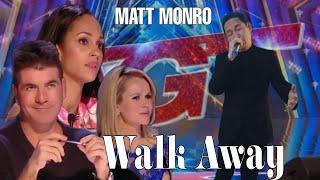 Walk Away - Matt Monro is back | Amazing Performance | You can't believe | America’s Got Talent 2024