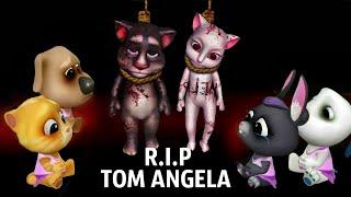 TOM Y ANGELA MURIERON -  My Talking Tom Friends - AMONG US - R.I.P TOM AND ANGELA