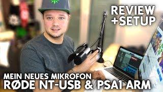 Produktvorstellung: RODE NT-USB Mikrofon & PSA1 Studio Arm | Unboxing, Review, Setup auf macOS