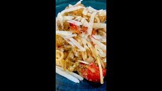 Schnelles Spaghetti mit Aubergine und Tomate Rezept von Steffen Henssler #shorts