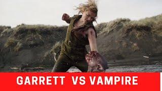 garrett  vs vampire - Shadow in the Cloud 2020 l Chloe Grace Moretz kills a vampire