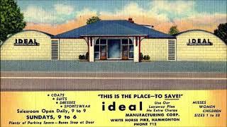 IDEAL Clothing store commercial 1960s/70s Hammonton NJ