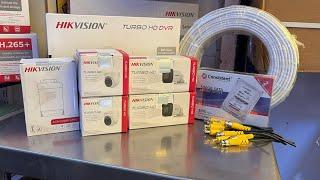 Hikvision cctv complete setup / Cp plus complete setup 4 camera setup #cpplus #hikvision #cctvsetup