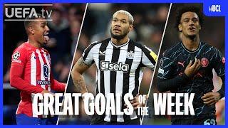 #UCL Great Goals Matchday 6 | Lino, Joelinton, Bobb...