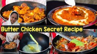 Butter Chicken Secret Recipe | How To Make Butter Chicken At Home | Street Food Zaika