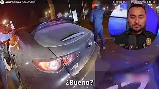 Jefe de Policia llega borracho a la escena