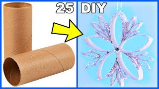 25 DIY - TOILET PAPER ROLL CRAFTS