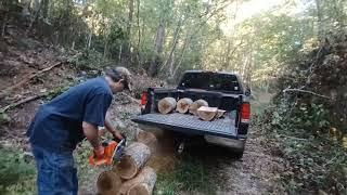 Unedited Roadside Firewood with my husqvarna 550xp mk2