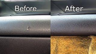 Leather Center Console Repair