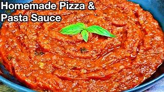 Homemade Pizza & Pasta Sauce | Easiest Pasta and Pizza Sauce Recipe