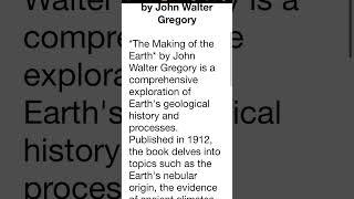 The Making of the Earth Summary