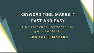 Power of SEO with Our Advanced Keyword Research Tool