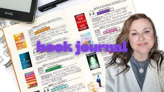 Book Journal Simple + Minimalist | Top Ten Books | Reading Review | Stamps + Journaling