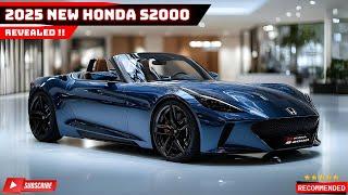 New 2025 Honda S2000: The Legendary Sports Car Returns! Is it Worth the Hype?