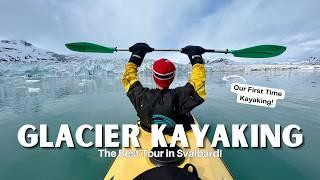 Glacier Kayak Trip in Svalbard (First Time Kayaking, Beluga Whales, BEST DAY TOUR in Longyearbyen)