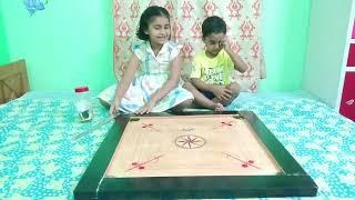 Carrom Board for kids, Indoor playing games, carrom board with coins, striker for carrom, best toy,