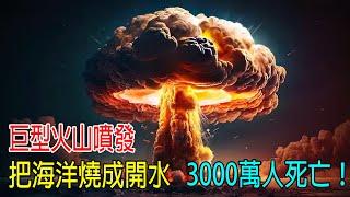 巨型火山噴發，把海洋燒成開水，3000萬人死亡！2025最新災難片