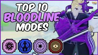 Top 10 BEST Bloodline Modes in Shindo Life | Shindo Life Bloodline Tier List