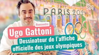 Rencontre avec Ugo Gattoni, dessinateur de l'affiche officielle de Paris 2024