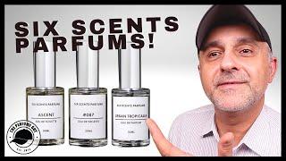 SIX SCENTS PARFUMS URBAN TROPICALIA, ASCENT AND #87 FRAGRANCES REVIEW