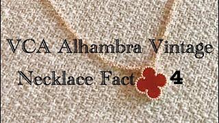 Van Cleef and arpels Alhambra Vintage necklace carnelian Fact 4#shorts #viral #vancleef #necklace