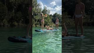 volleyball on a paddle board @KaiRazy @YourAubsome #volleyball #viral