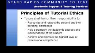Tutoring Ethics: An Introduction to Ethical Practices in Tutoring