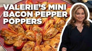 Valerie Bertinelli's Mini Bell Pepper Poppers with Bacon | Valerie's Home Cooking | Food Network