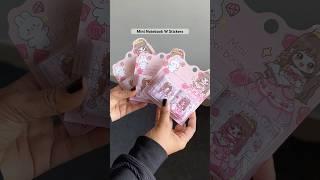 Cutest Mini Notebook With Stickers  #trending #trendingshorts #mini #stationery