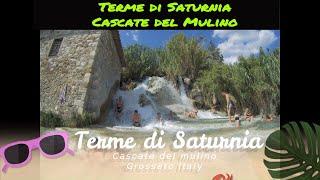 #Saturnia le #Terme Le Cascate del Mulino Grosseto Italia(The Mill Fall)