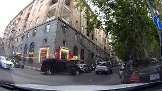 Car tour through the streets of Yerevan  ավտոտուր Երևանի փողոցներով #yerevan #driving #armenia #4k