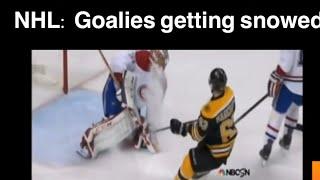 NHL:Goalies getting snowed