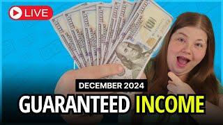 New Guaranteed Income Programs for December 2024