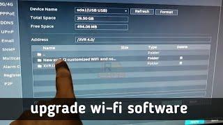 How to upgrade firmware Dahua XVR5108HS-I2 customize WiFi dongle online mobile Hotspot , .Credit