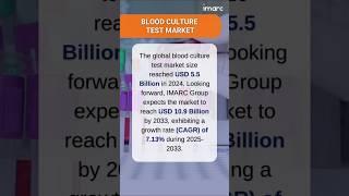 Blood Culture Test Market Report 2025-2033 #marketresearch #marketresearchreport #industryanalysis