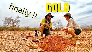 First serious Success during our Gold Prospecting Trip into remote West Australian Outback