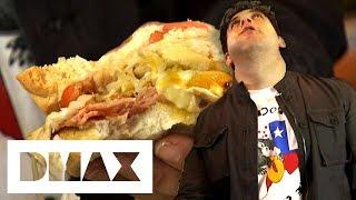 Adam Visits The Birthplace Of The Original Stuffed Sandwich | Man V Food