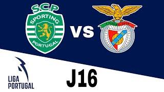 Sporting CP vs Benfica en vivo Liga Portuguesa Jornada 16