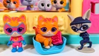 Superkitties - Disney New Purr N Play Playset Unboxing - No Talking ASMR