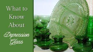 Depression Glass--Why has it been POPULAR with collectors for OVER 60 YEARS? 