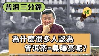 【普洱三分鐘】難度 : 入門 / 為什麼大家都說普洱茶是臭曝茶呢...?