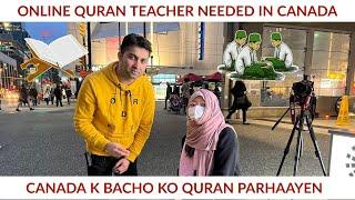 Online Quran Teaching Job in Canada | Asim Sarwar Production |