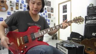 อ.โอ๋ ลองกีตาร์ Fernandes Burny MG 145S CS Hide Signature Guitar