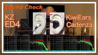 KZ ED4 vs KiwiEars Cadenza [IEMs Chinese In-Ear Sound Comparison 中華イヤホン音比較]