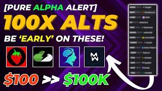 [ALPHA] THESE ALTCOINS CAN EASILY 100X 